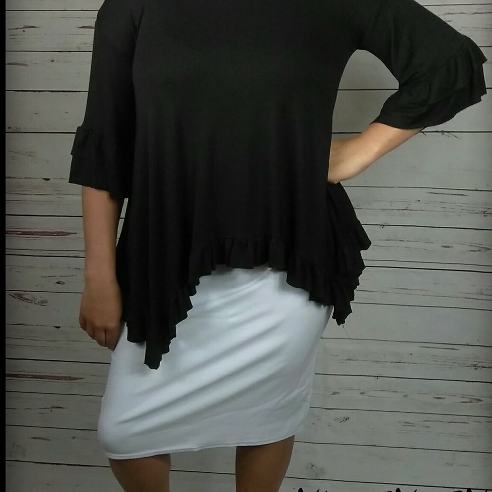 White Pencil Skirt 2x/M